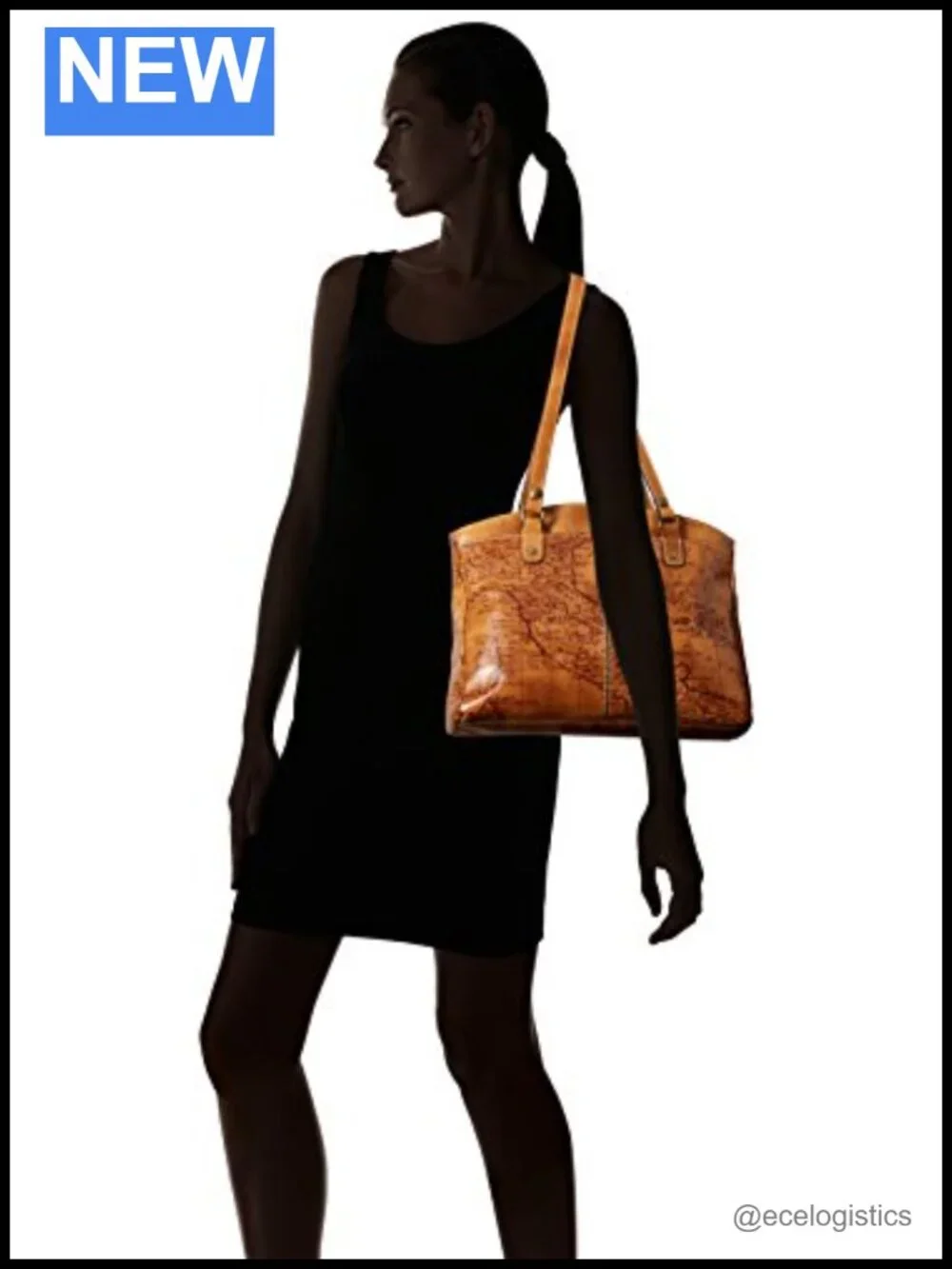 Patricia Nash Poppy Tote Leather Shoulder Bag Zip Top